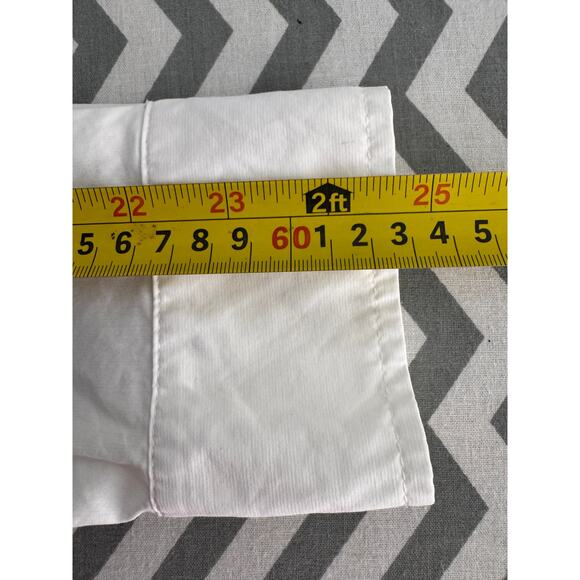 Athleta White Stretch Button-Down Shirt Women’s Size large - Picture 7 of 8